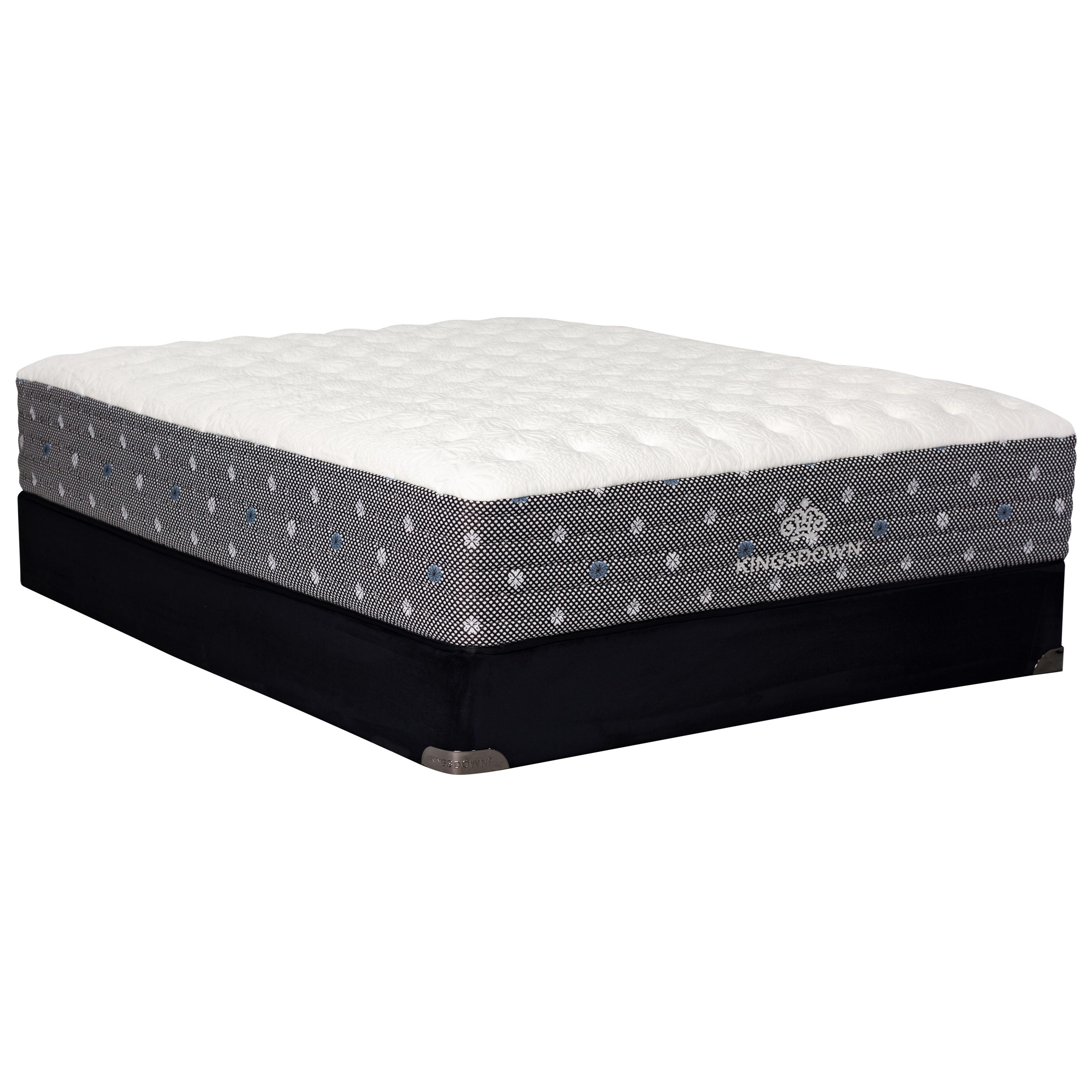 Kingsdown Valioso Firm King 10 1/2" Firm Latex Mattress and 9" Standard
